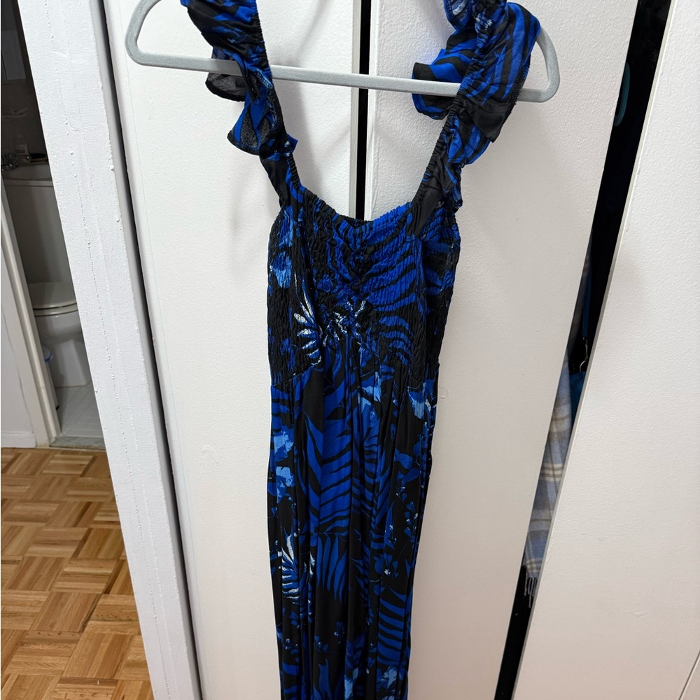 NWT BoHome Collection Blue and Black Women's Dress